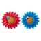 Glitzhome® 10" Cement Flower Textured Stepping Stones Set